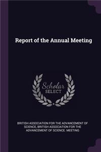 Report of the Annual Meeting