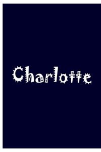 Charlotte - Dark Blue Notebook / Extended Lined Pages / Soft Matte Cover