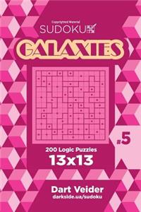 Sudoku Galaxies - 200 Logic Puzzles 13x13 (Volume 5)