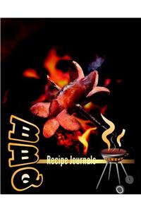 BBQ Recipe Journals: 110 Page 8x10