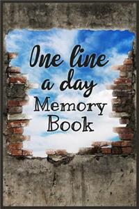 One Line A Day Memory Book