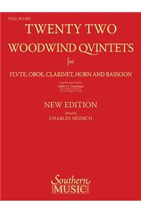 22 Woodwind Quintets