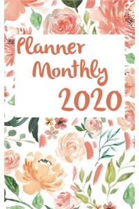 Flower 2020 Planner Weekly Monthly Planner Gift A beautiful