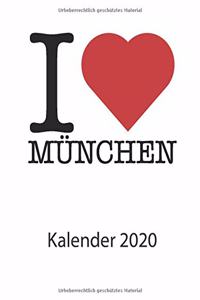 I love München Kalender 2020