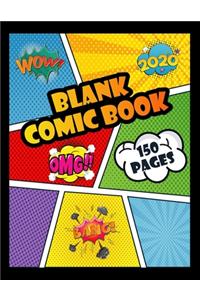 Blank Comic Book 150 pages