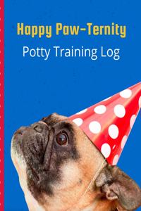 Happy Paw-ternity Potty Training Log