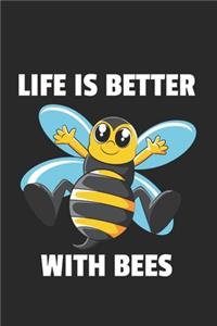 Biene Honigbiene Notizbuch