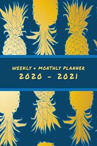 Weekly & Monthly Planner 2020 - 2021