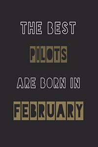 The Best pilots are born in February journal