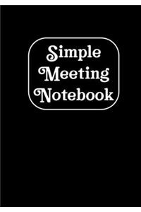 Simple Meeting Notebook