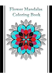 Flower Mandalas Coloring Book