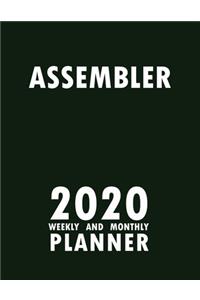 Assembler 2020 Weekly and Monthly Planner