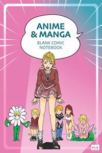 Anime Manga Blank Comic Notebook