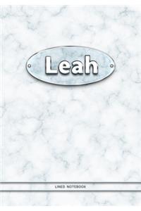 Leah - Lined Notebook
