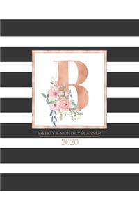 Weekly & Monthly Planner 2020 B