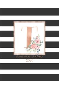 Weekly & Monthly Planner 2020 T