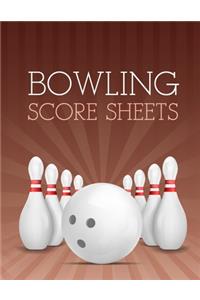 Bowling Score Sheet