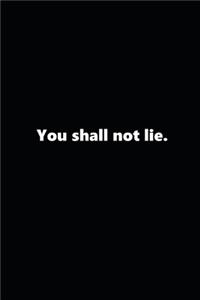 2020 Weekly Planner Religious Theme 8th Commandment Modern Black White