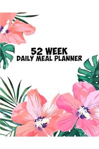 52 Week Daily Meal Planner