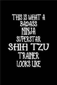 This Is What A Badass Ninja Superstar Shih Tzu Trainer Looks Like