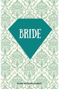 Bride Small Size Blank Journal-Wedding Planner&To-Do List-5.5