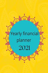Yearly financial planner 2021