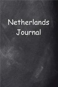 Netherlands Journal Chalkboard Design