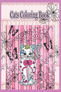 Cats coloring book