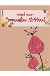 Graph paper composition notebook