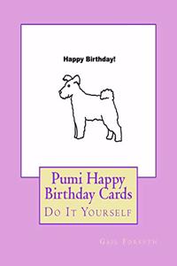 Pumi Happy Birthday Cards