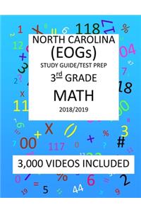3rd Grade NORTH CAROLINA EOGs, 2019 MATH, Test Prep