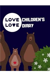 Love Children's Diary