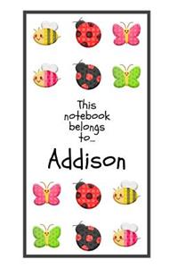 Addison's Notebook
