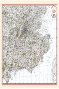 South East - Coloured Victorian Map 1897: No. 9 (Victorian Maps, England and Wales 1897 S.)