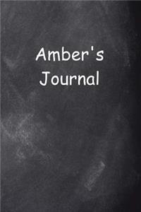 Amber Personalized Name Journal Custom Name Gift Idea Amber