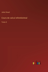 Cours de calcul infinitéstimal