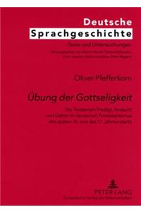 Uebung der Gottseligkeit