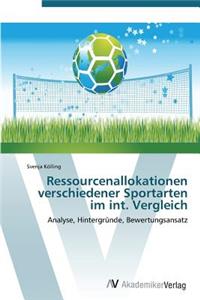 Ressourcenallokationen verschiedener Sportarten im int. Vergleich