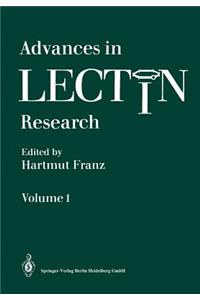 Advances in Lectin Research