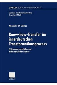 Know-How-Transfer Im Innerdeutschen Transformationsprozess