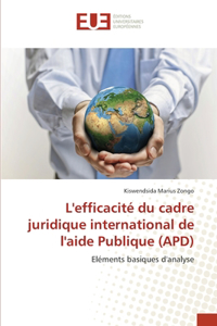 L'efficacité du cadre juridique international de l'aide Publique (APD)