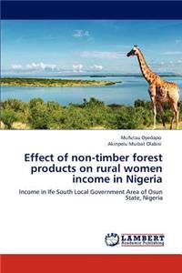 Effect of non-timber forest products on rural women income in Nigeria
