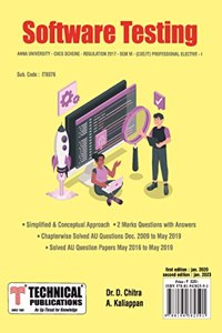 Software Testing for Anna University R17 CBCS (VI- IT -IT8076)