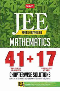 41+ 17 Years Chapterwise Solutions Maths for JEE (Adv + Main)