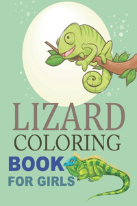 Lizard Coloring Book For Girls