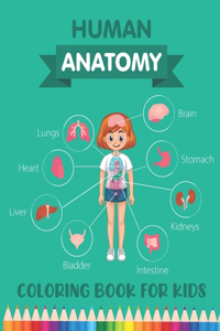 Human Anatomy Coloring Book for Kids