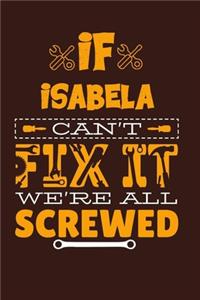 If Isabela Can't Fix It