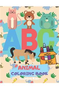 ABC Animal Coloring Book