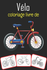 Vélo coloriage livre de