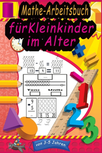 Mathe-Arbeitsbuch für Kleinkinder im Alter von 3-5 Jahren